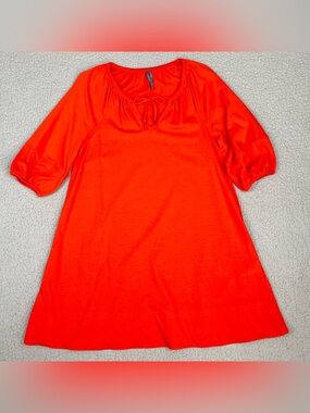 Anthropologie Anais 3/4 Sleeve Swing Tunic Dress